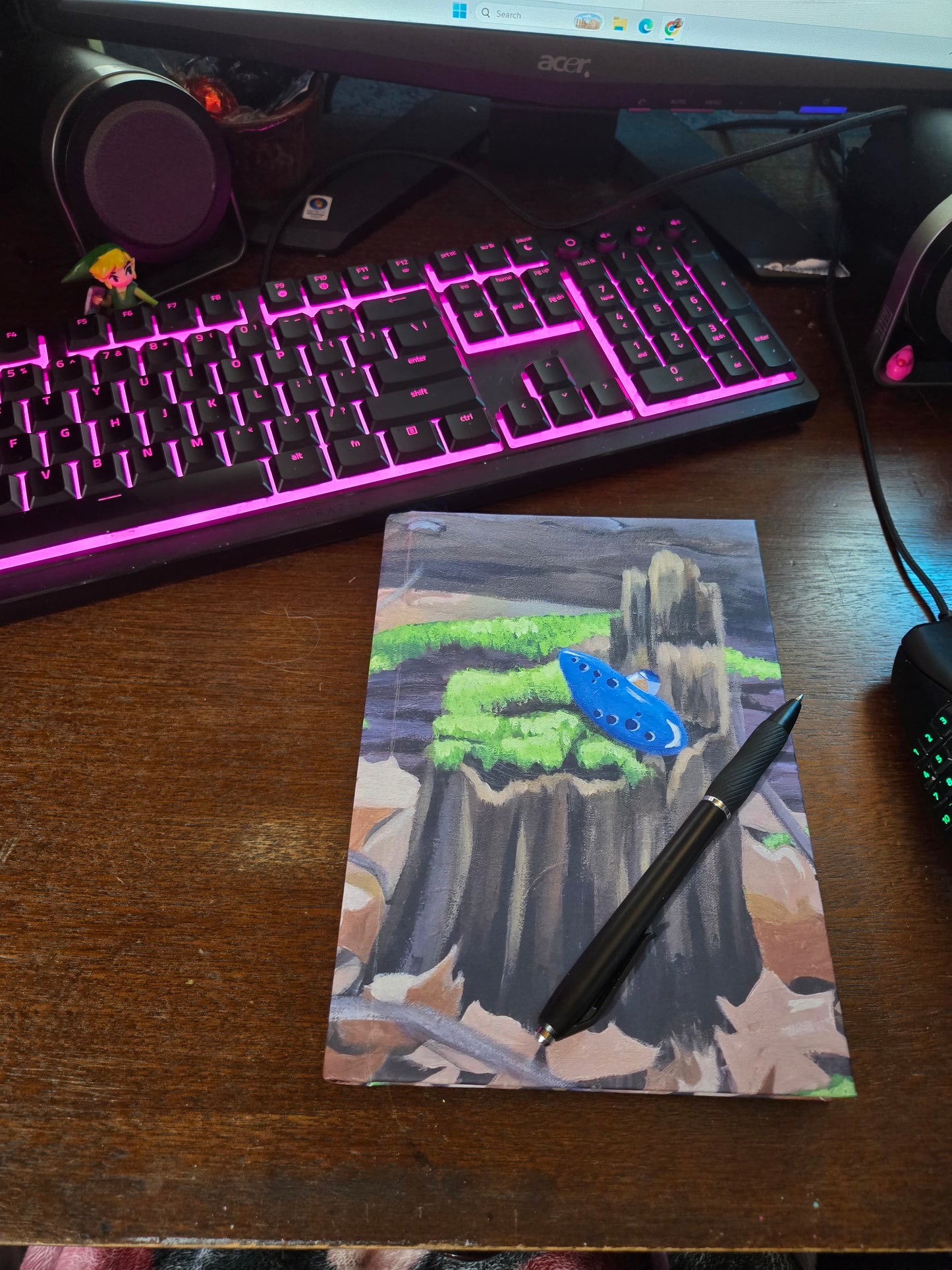 Ocarina Hardcover Journal