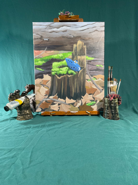 Original Ocarina Stump Painting